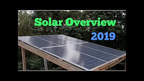 Solar overview 2019 - panels - gridties- future projects