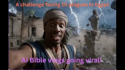 Moses split the Red sea wile live streaming