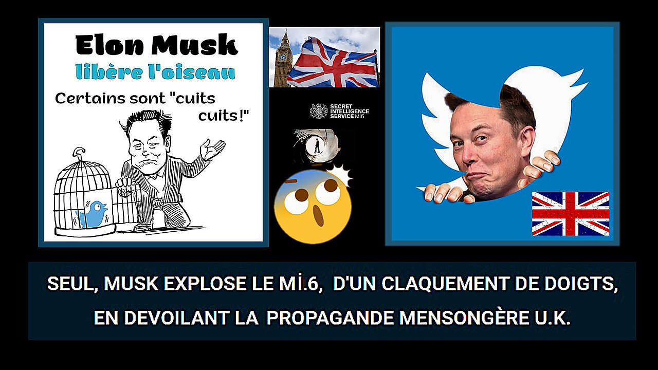 La "Guerre de l'information"...E.MUSK sur tweeter, face aux anglais ! (Hd 720)