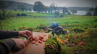 Mountain BBQ Feast | Slow-Smoked Meat in the Wild