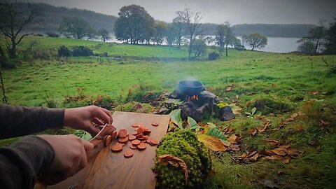 Mountain BBQ Feast | Slow-Smoked Meat in the Wild