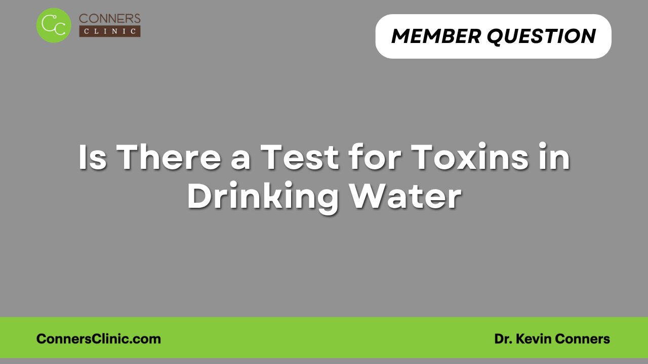 Toxins in Drinking Water