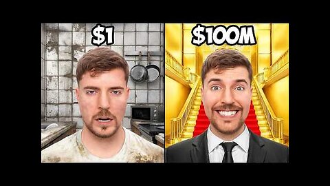 $1 Vs $100,000,000 House Tour | New Mrbeast Video