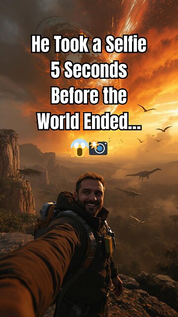 He Took a Selfie 5 Seconds Before the World Ended… 😱📸