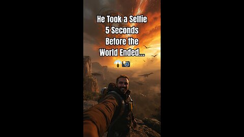 He Took a Selfie 5 Seconds Before the World Ended… 😱📸