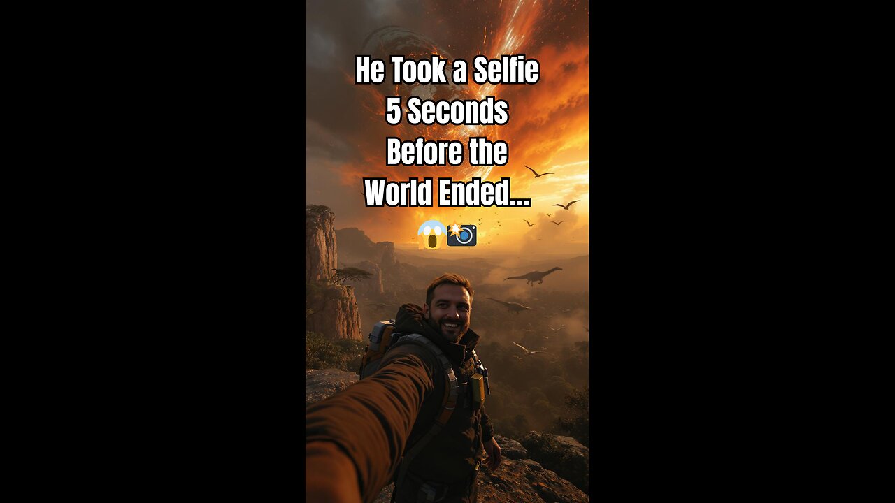 He Took a Selfie 5 Seconds Before the World Ended… 😱📸