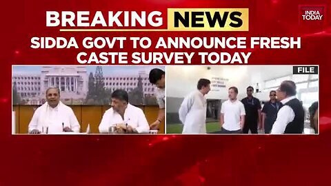 Congress_Top_Brass_Orders_Fresh_Caste_Count_In_Karnataka,_Cabinet_To_Deliberate___India_Today