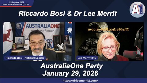 AustraliaOne Party - Dr Lee Merritt (29 January 2026)