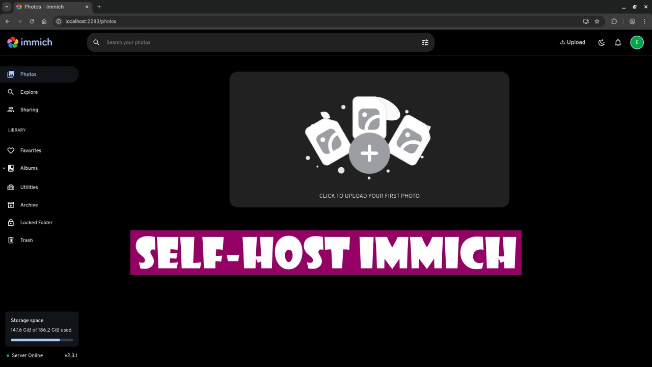 How to Self-Host Immich: Step-by-Step Guide to Managing Your Photos & Videos Securely