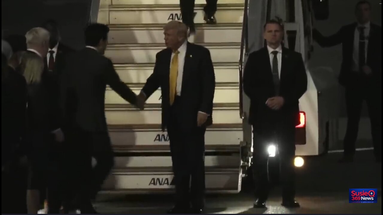 Trump arrives in Japan for second leg of Asia visit