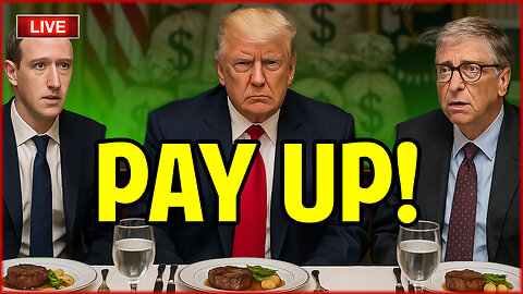 🔴 Trump Tells Tech Tycoons It's Time To Pay Up!