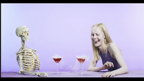 She Can’t Stop Laughing With a Skeleton 😂💀 | Weird but Funny Moment