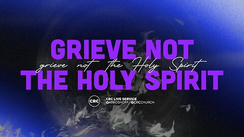 Grieve Not The Holy Spirit! | Pastor At Boshoff | 10 August 2025 PM