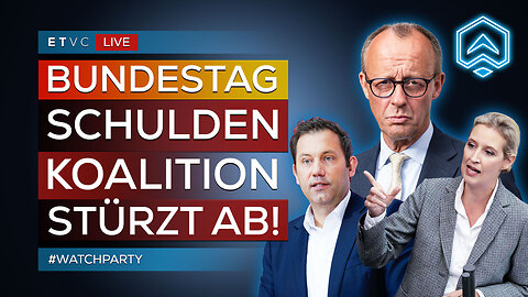 🟥 BUNDESTAG: Debatte um SCHULDEN geht weiter! | #WATCHPARTY