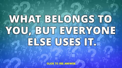 Solve this riddle and play our quiz