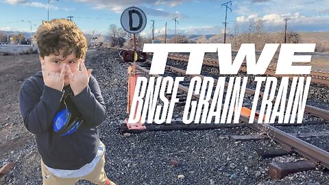 Train Tracking 2x1 BNSF Grain Train Jones Road