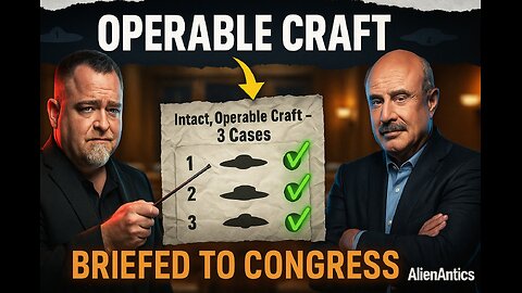 Hyperspectral UFOs & “Operable Craft” Briefed to Congress Lue Elizondo Shocking Claims Dr. Phil! 😱