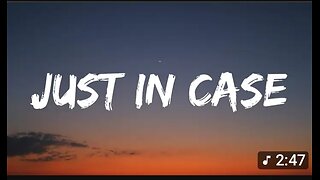 JUST IN CASE - MORGAN WALLEN (2025 I'M THE PROBLEM ALBUM)