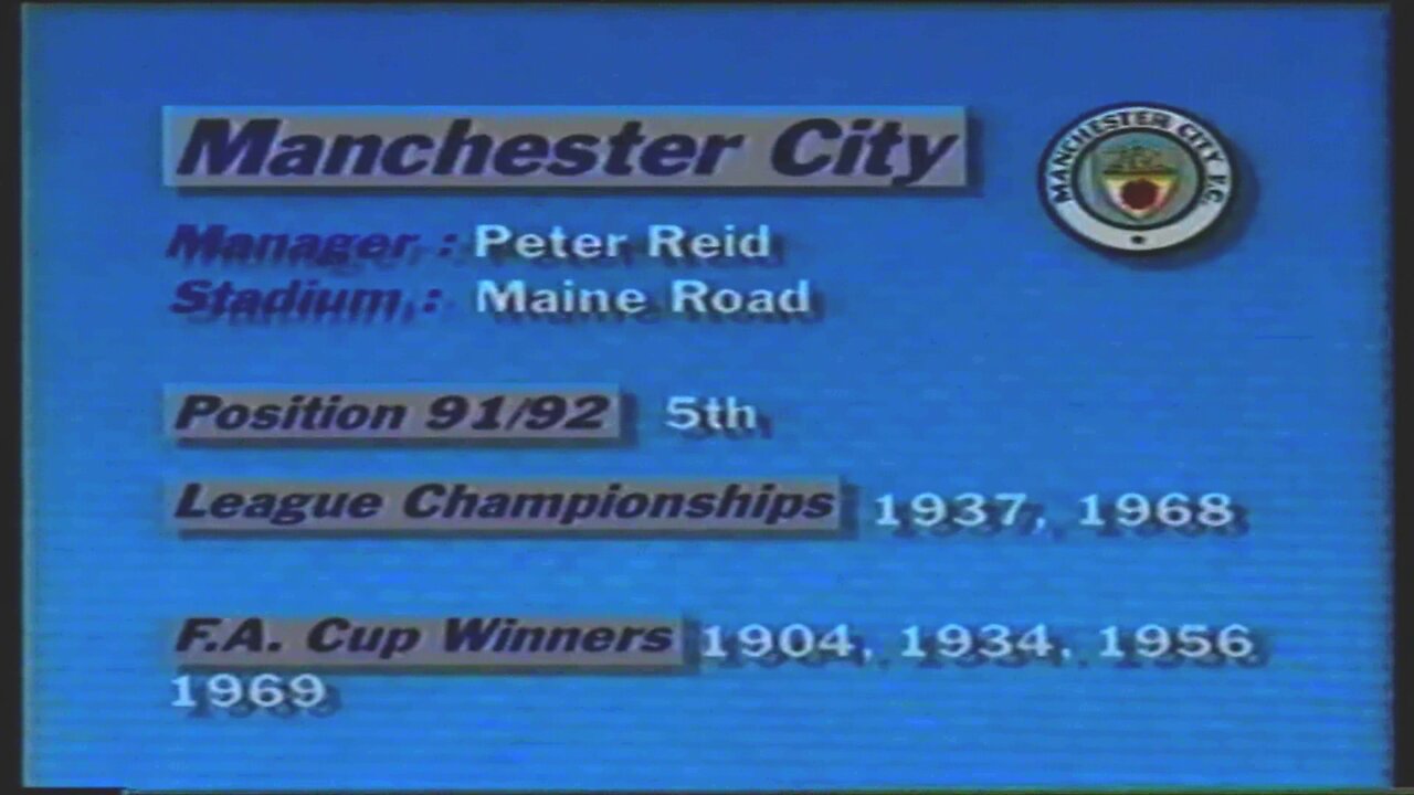 FA Premier League Highlights Show 1992-93 season preview