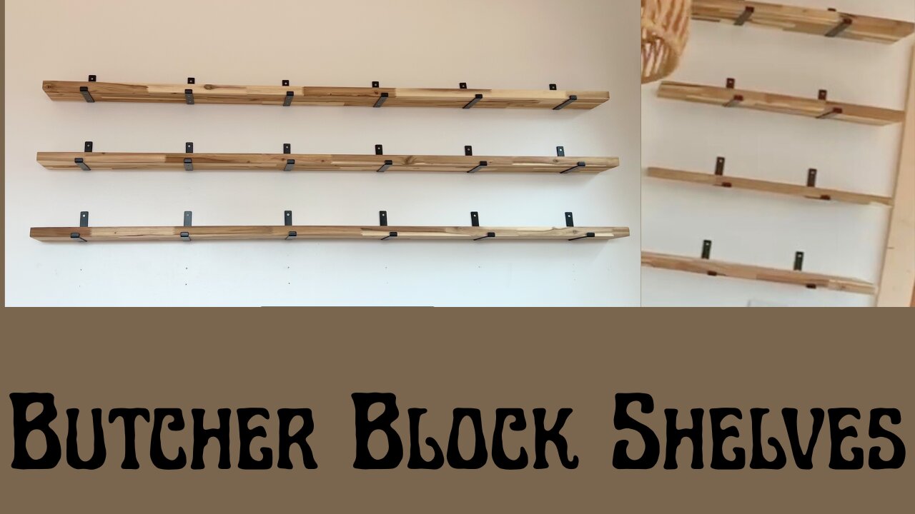 Butcher Block Shelving