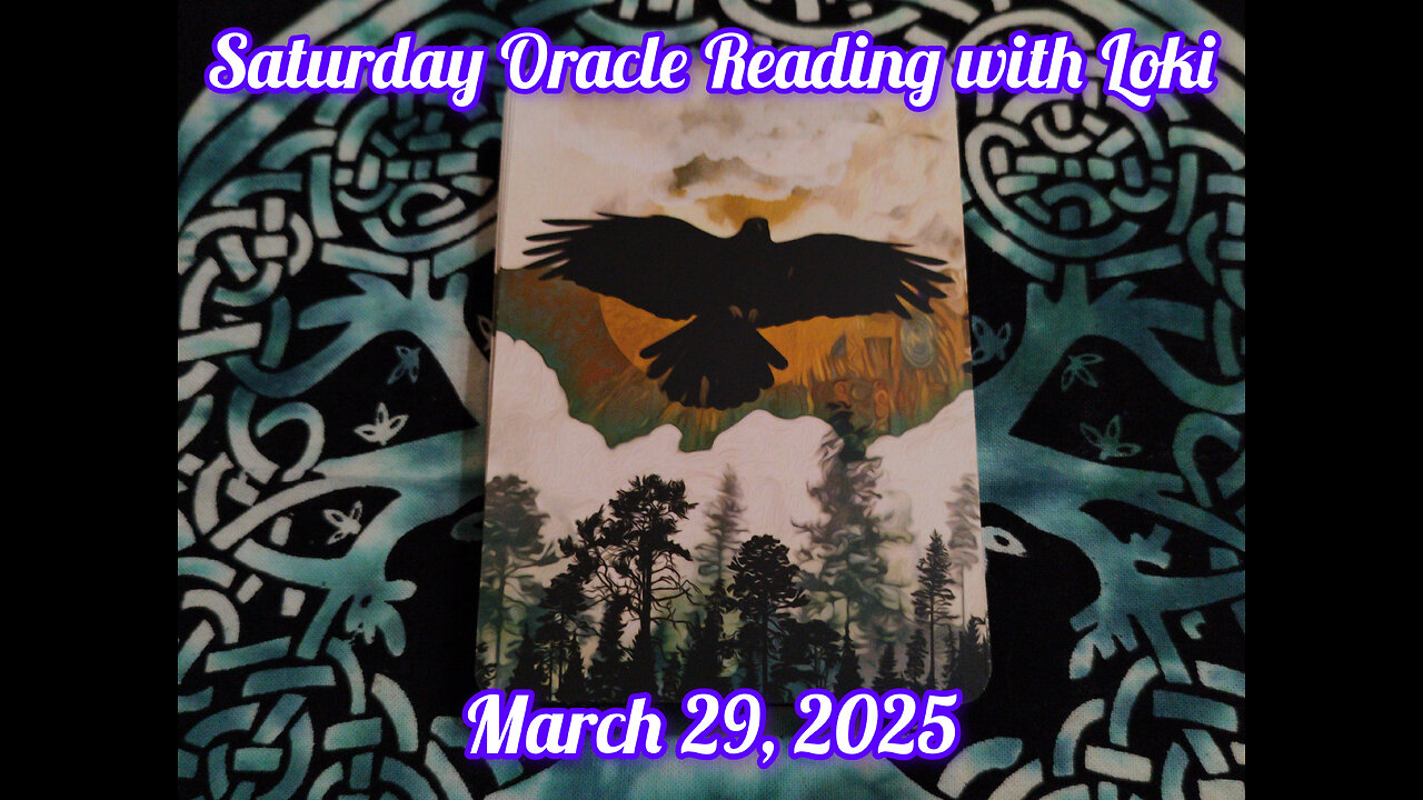 Saturday Oracle Reading with Loki: March 29, 2025