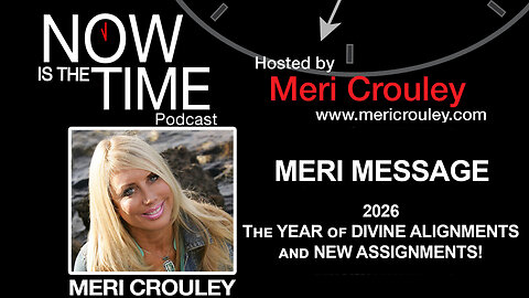 2026 - The YEAR of DIVINE ALIGNMENTS and NEW ASSIGNMENTS!