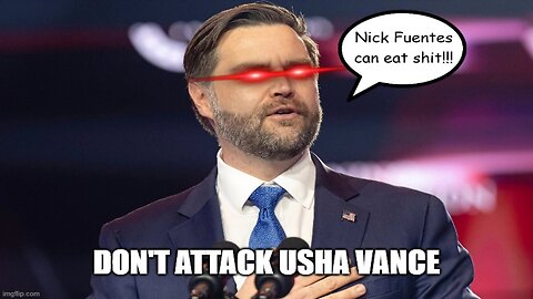 JD Vance makes his stance on Nick Fuentes crystal clear