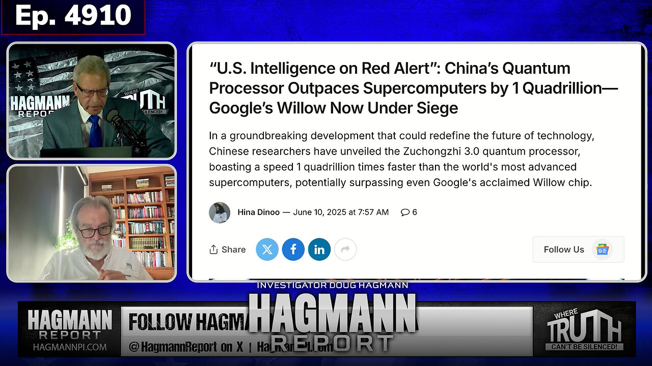 Ep. 4910: As China & Russia Calls America's Bluff | Steve Quayle joins Doug Hagmann | July 10, 2025