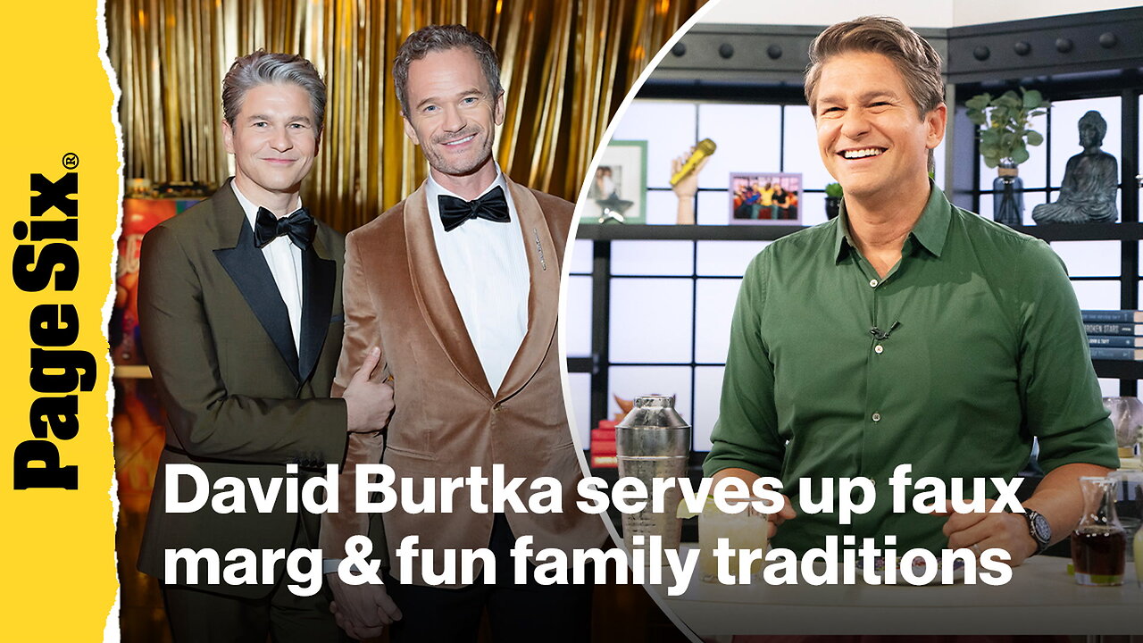 David Burtka shares Neil Patrick Harris go to cocktail, their twins hobbies, and more from new book