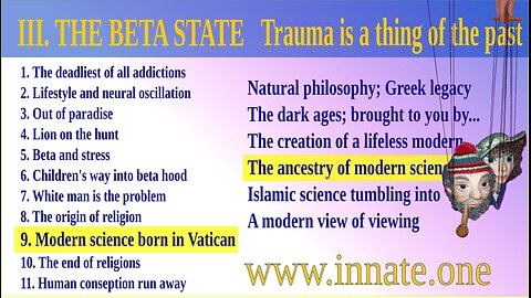 #84 The ancestry of modern science – Trauma is a thing of the past
