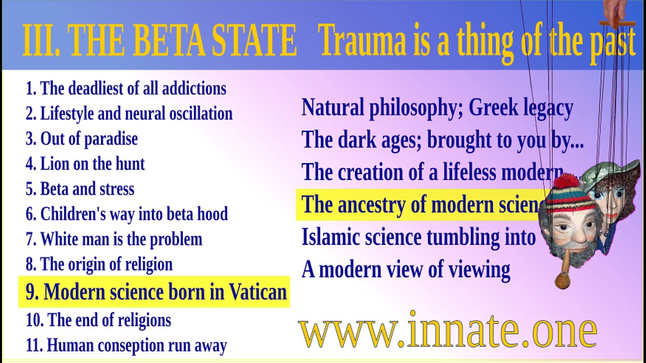 #84 The ancestry of modern science – Trauma is a thing of the past