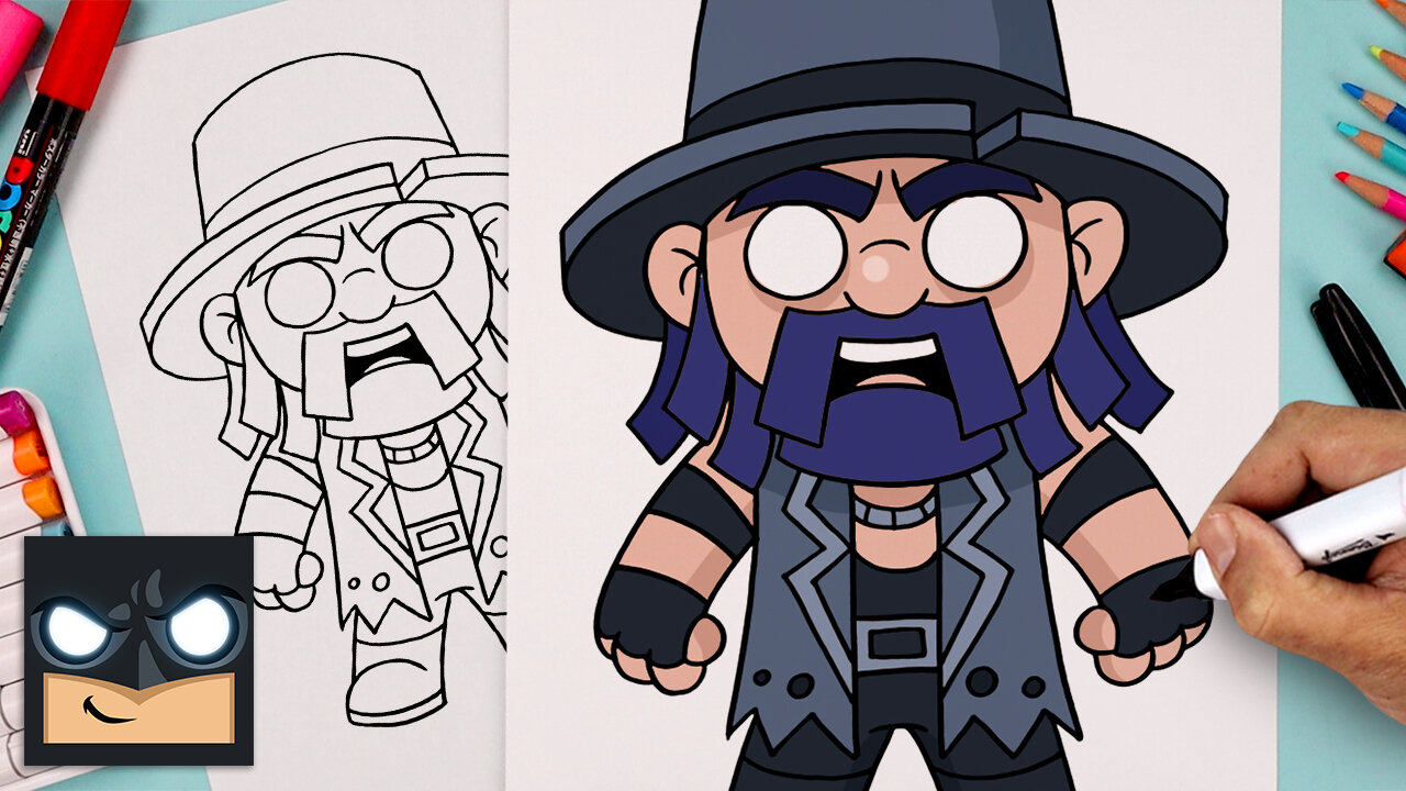 How To Draw the Undertaker | Clashmania
