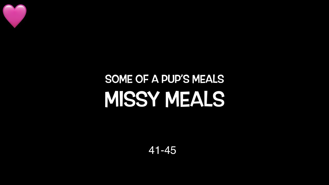 Missy Meals 41-45