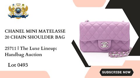 CHANEL MINI MATELASSE 20 CHAIN SHOULDER BAG