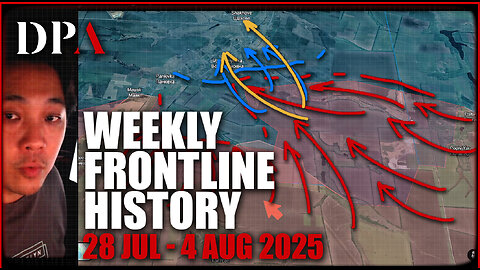 [ Weekly Frontline History: 28 July - 4 August 2025 ] Russia focus on Oskil-Lyman, Pokrovsk, Komar!