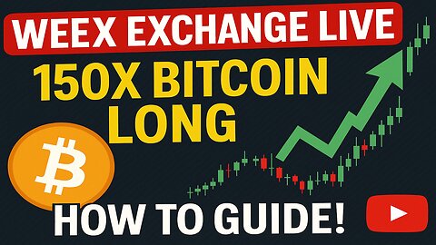 WEEX Exchange Live 150X Bitcoin Long How To Guide!