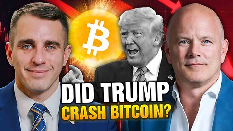 Did Trump Cause Bitcoin To Crash?