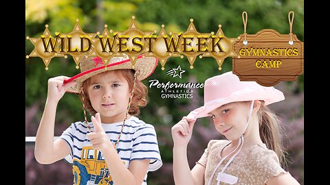 Reaching for the Sky at Performance Athletics Gymnastics Wild West Camp 