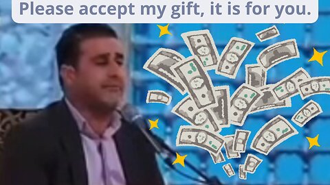 Please accept my gift, it is for you.