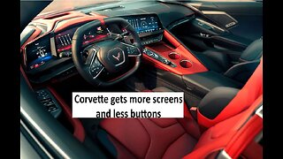 Corvette gets more screens and removes buttons