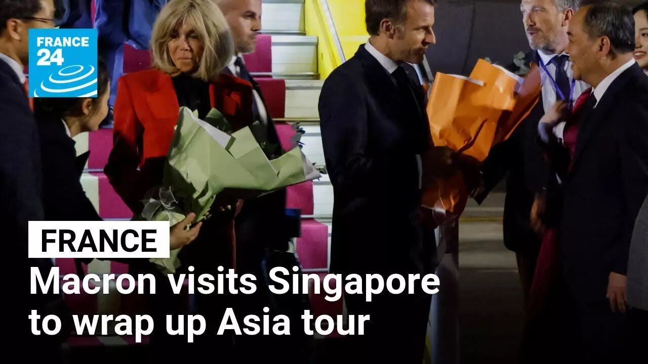 France's Macron visits Singapore to wrap up Asia tour, focus on defence