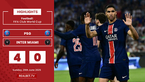 Video highlight: PSG vs Inter Miami - FIFA Club World Cup