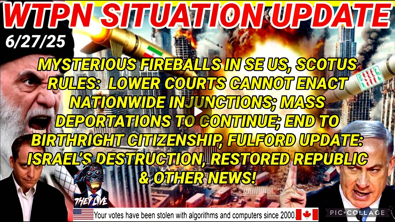 WTPN SITUATION UPDATE FEATURING RESTORED REPUBLIC 6/27/25