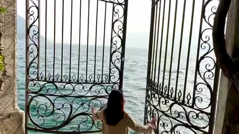 The Most picturesque Gate on the Shores of Lake Como.