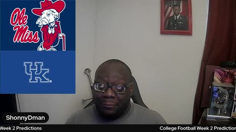 Shonnydman Week 2 College football picks