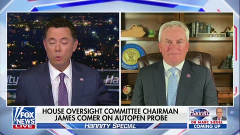 Rep. Comer Launches Investigation Into Biden's Use of Autopen and Mental Fitness