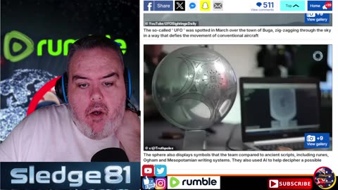 Scientists studying spherical UFO say they've discovered alien technology