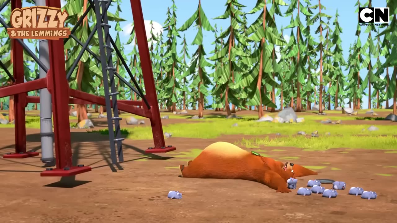 Grizzy and the Lemmings 🐻| The Mischief Marathon! 😝 | Funny Cartoon video | Compilation