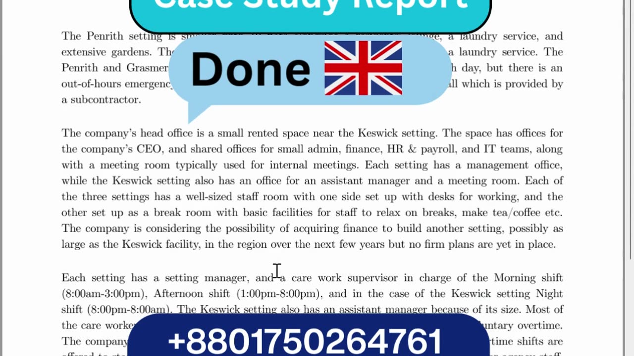 Student Work (Report) | 6G5Z0028 Software Development Processes Case Study | MMU UK