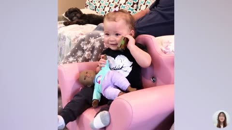 30 Minutes Funny Videos Of Small Babies . Funniest Video Ever